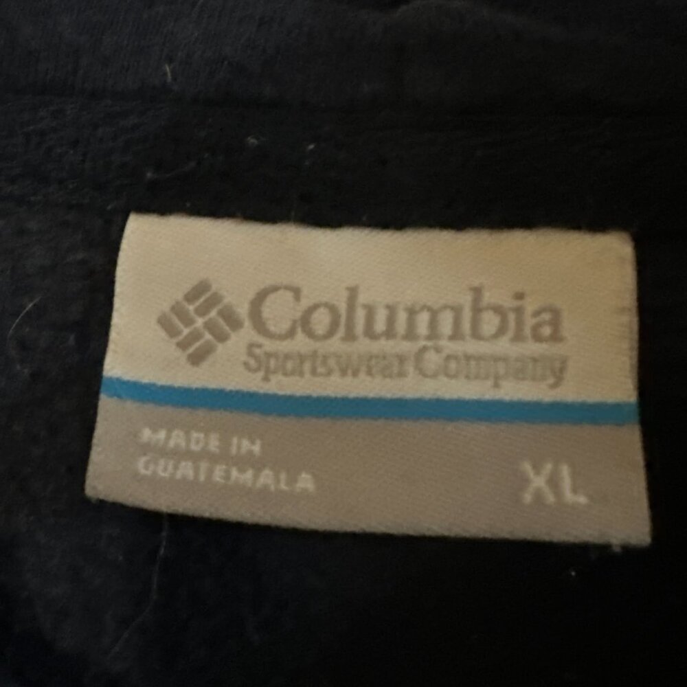 Columbia USA Fishing Fish Fisherman Blue Long Sleeve Sweater Hoodie XL - Picture 4 of 6